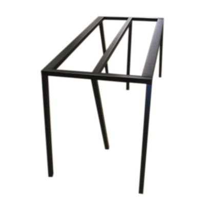 Schwarzes Loop Stand Tischgestell von Hay, minimalistisches Design für Esstische und Schreibtische.
